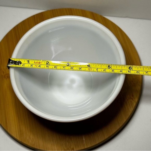 Vintage Pyrex Old Orchard Brown 401 Mixing Nesting Bowl, fruit pattern, 1.5 pint - Picture 9 of 10